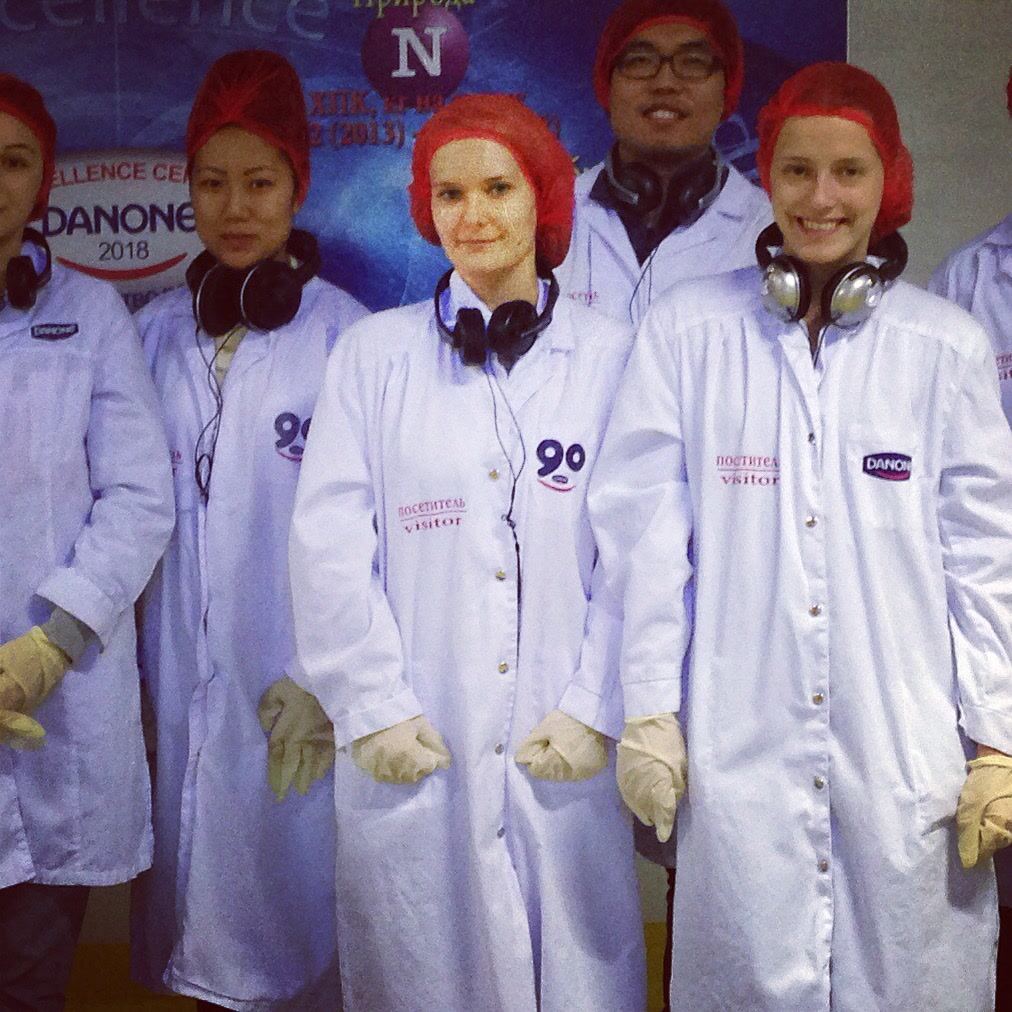 Архивное фото с завода Danone